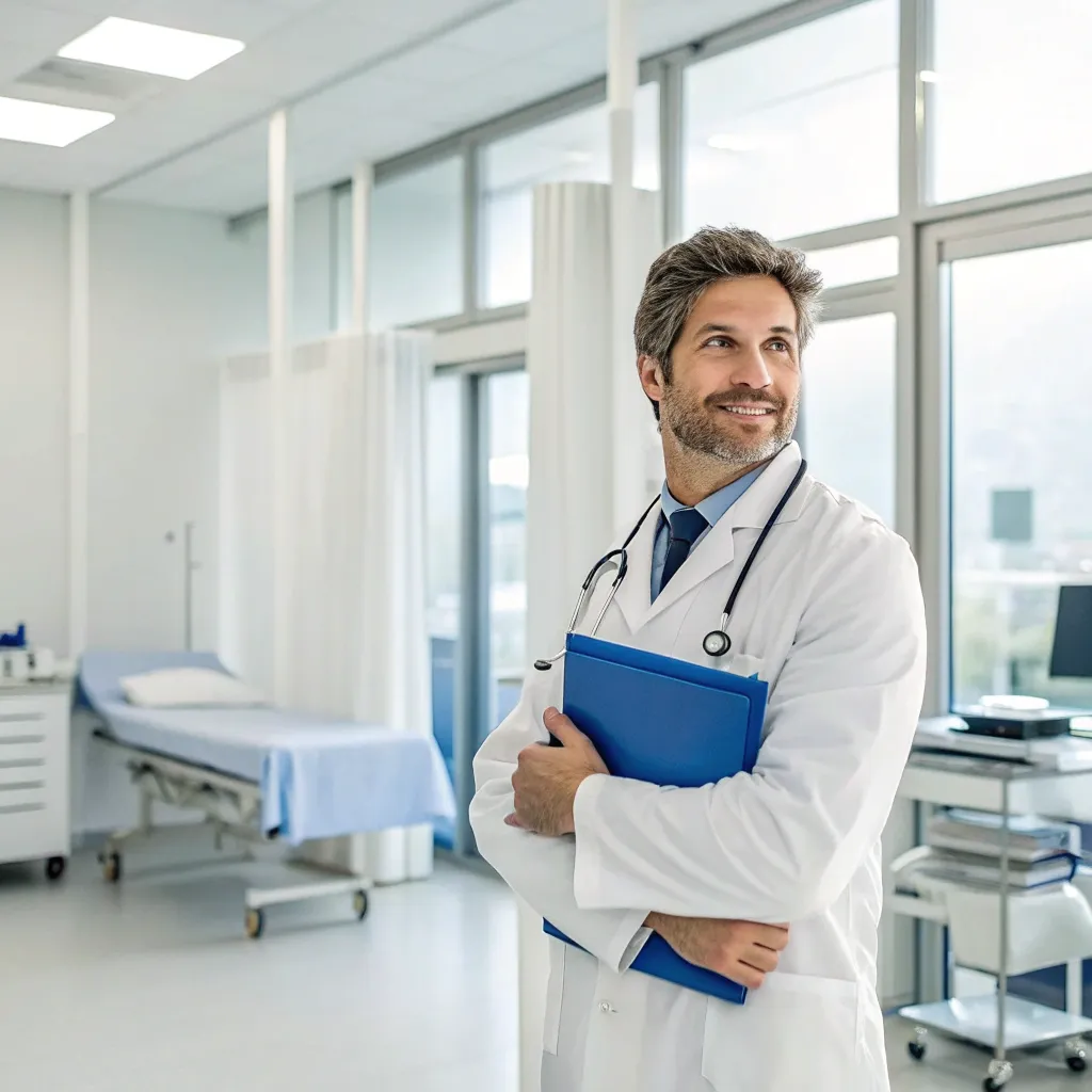 Doctor explaining what to know before NightLase treatment based on patient reviews.