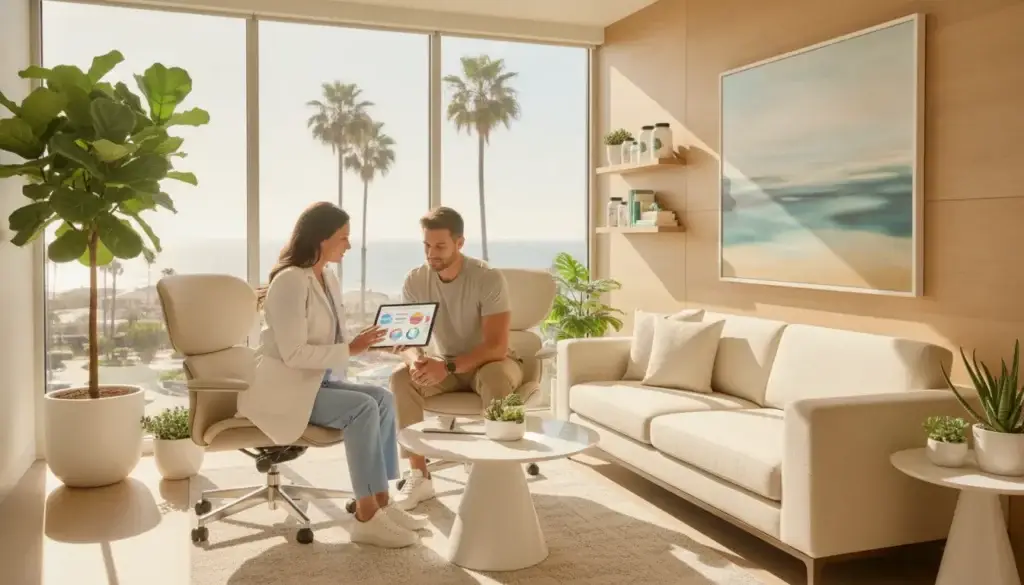 Physician-led medical weight loss consultation at a modern San Diego clinic
